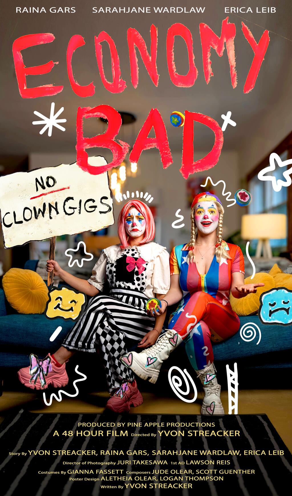 Filmposter for Economy Bad; No Clown Gigs
